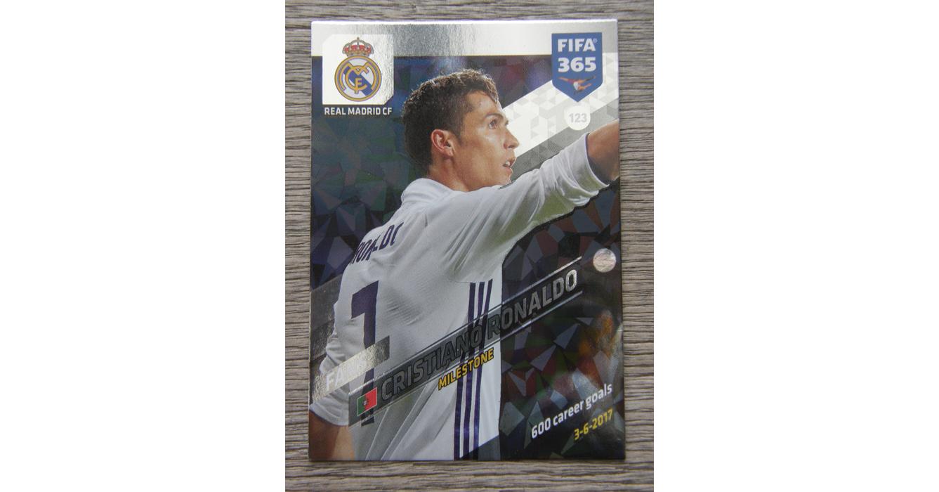 123 Cristiano Ronaldo FANS: Milestone (Real Madrid CF) focis kártya ...