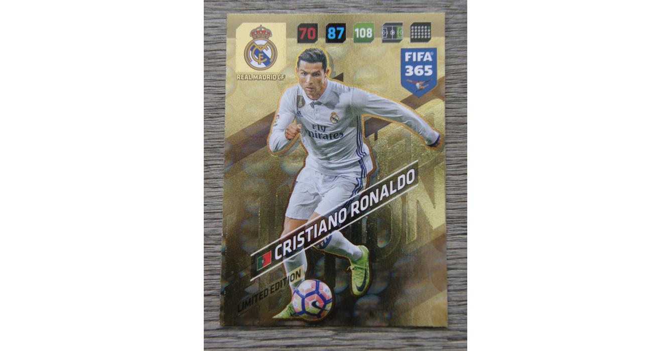 LE-CR Cristiano Ronaldo Limited Edition (Real Madrid CF) focis kártya ...