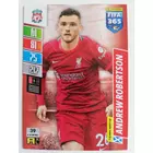 39 Andrew Robertson CORE / Team Mate focis kártya (Liverpool FC) FIFA365 2022