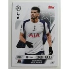 9 Dominic Solanke Base focis kártya (Tottenham Hotspur) MATCH ATTAX BL 2025-26