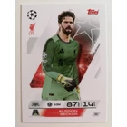 11 Alisson Becker Base focis kártya (Liverpool) MATCH ATTAX BL 2025-26