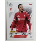 12 Virgil van Dijk Base focis kártya (Liverpool) MATCH ATTAX BL 2025-26