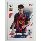 106 Marc Bernal Base focis kártya (FC Barcelona) MATCH ATTAX BL 2025-26