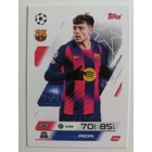 109 Pedri Base focis kártya (FC Barcelona) MATCH ATTAX BL 2025-26