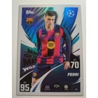 324 Pedri Man of the Match Wildcard focis kártya (FC Barcelona) MATCH ATTAX BL 2025-26