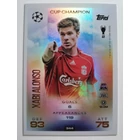 344 Xabi Alonso Cup Champion focis kártya (Liverpool) MATCH ATTAX BL 2025-26