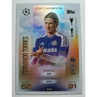 348 Fernando Torres Cup Champion focis kártya (Chelsea) MATCH ATTAX BL 2025-26