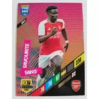ARS6 Bukayo Saka Fans' Favourite focis kártya (Arsenal) FIFA365 2023-24