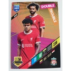 LIV14 Luis Díaz / Mohamed Salah Double Trouble focis kártya (Liverpool) FIFA365 2023-24