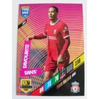 LIV5 Virgil van Dijk Fans' Favourite focis kártya (Liverpool) FIFA365 2023-24