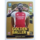 1 Bukayo Saka RARE / Golden Ballers focis kártya (Arsenal) FIFA365 2024-25