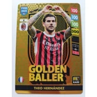 9 Théo Hernandez RARE / Golden Ballers focis kártya (AC Milan) FIFA365 2024-25