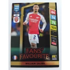 34 William Saliba FANS / Fans’ Favourite focis kártya (Arsenal) FIFA365 2024-25