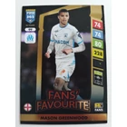 99 Mason Greenwood FANS / Fans’ Favourite focis kártya (Olympique de Marseille) FIFA365 2024-25