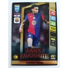 297 Lamine Yamal FANS / Fans’ Favourite focis kártya (FC Barcelona) FIFA365 2024-25