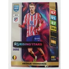 412 Arthur Vermeeren GLOW / Rising Star focis kártya (Atlético de Madrid) FIFA365 2024-25