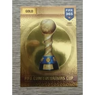 011 FIFA Confederations Cup GOLD FIFA Trophy focis kártya