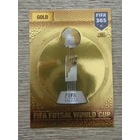 015 FIFA Futsal World Cup GOLD FIFA Trophy focis kártya