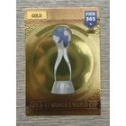 018 FIFA U-17 Women's World Cup GOLD FIFA Trophy focis kártya