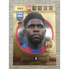 023 Samuel Umtiti GOLD Impact Signing (Csapata: FC Barcelona) focis kártya