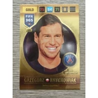 029 Grzegorz Krychowiak GOLD Impact Signing (Csapata: Paris Saint-Germain) focis kártya