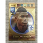 037 Breel Embolo GOLD Impact Signing (Csapata: FC Schalke 04) focis kártya