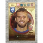 041 Alisson GOLD Impact Signing (Csapata: AS Roma) focis kártya