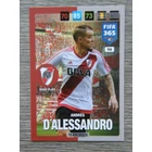 094 Andrés D'Alessandro Team Mate (Csapata: River Plate) focis kártya