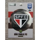 113 Sao Paulo FC Club Badge focis kártya