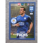 120 Christian Fuchs Team Mate (Csapata: Leicester City FC) focis kártya