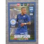 121 Danny Simpson Team Mate (Csapata: Leicester City FC) focis kártya
