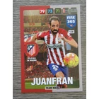 128 Juanfran Team Mate (Csapata: Atlético de Madrid) focis kártya