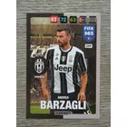 209 Andrea Barzagli Team Mate (Csapata: Juventus) focis kártya