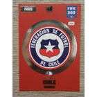 338 Chile Team Logo focis kártya