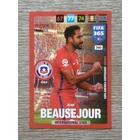 340 Jean Beausejour International Star (Csapata: Chile) focis kártya