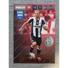 355 Giorgio Chiellini POWER-UP Defensive Rock (Csapata: Juventus) focis kártya