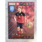 356 Jan Vertonghen POWER-UP Defensive Rock (Csapata: Belgique/België) focis kártya