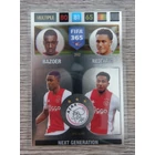 392 Bazoer / Riedewald MULTIPLE Next Generation (Csapata: AFC Ajax) focis kártya