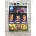 399 Messi / Suárez / Neymar Jr. MULTIPLE Attacking Trio (Csapata: FC Barcelona) focis kártya