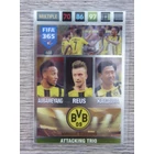 402 Aubameyang / Reus / Kagawa MULTIPLE Attacking Trio (Csapata: Borussia Dortmund) focis kártya 402 Aubameyang / Reus / Kagawa MULTIPLE Attacking Trio (Csapata: Borussia Dortmund) focis kártya