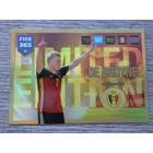 LE-KDB Kevin De Bruyne Limited Edition (Csapata: Belgique/België) focis kártya LE-KDB Kevin De Bruyne Limited Edition (Csapata: Belgique/België) focis kártya