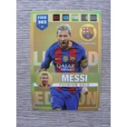 PLE-LM Lionel Messi Premium Gold Limited Edition (Csapata: FC Barcelona) focis kártya