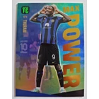 171 Marcus Thuram Max Power focis kártya (FC Internazionale Milano) Panini Adrenalyn Top Class 2024