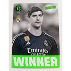 185 Thibaut Courtois Winner focis kártya (Real Madrid C.F.) Panini Adrenalyn Top Class 2024