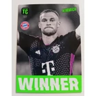 187 Joshua Kimmich Winner focis kártya (FC Bayern München) Panini Adrenalyn Top Class 2024