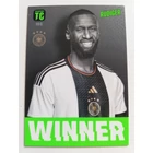 193 Antonio Rüdiger Winner focis kártya (Germany) Panini Adrenalyn Top Class 2024