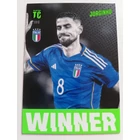 195 Jorginho Winner focis kártya (Italy) Panini Adrenalyn Top Class 2024