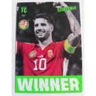 197 Szoboszlai Dominik Winner focis kártya (Hungary) Panini Adrenalyn Top Class 2024