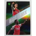217 Martinelli / Saka Magic Mix focis kártya (Arsenal FC) Panini Adrenalyn Top Class 2024
