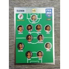 UE8.  Eleven 4-2-2-2 (River Plate)  -  Eleven focis kártya